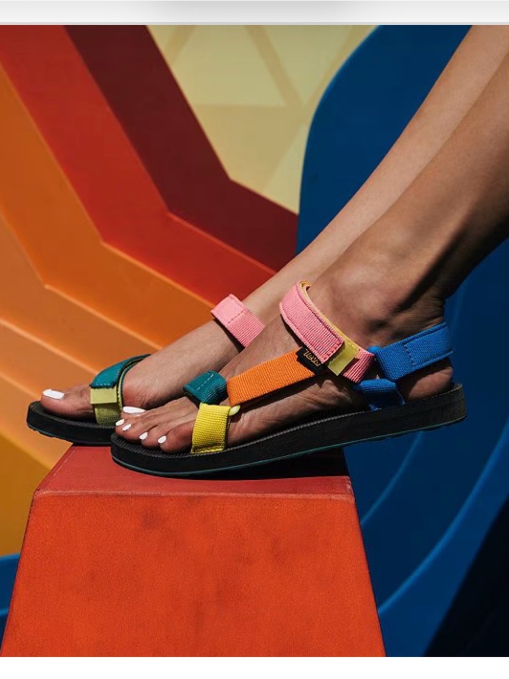 Teva Colorblock Strap Sandal Size 11
